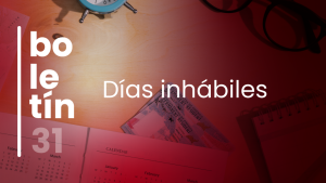 Días Inhábiles: SAT, ANAM, Tribunal y PRODECON