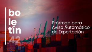 Exportación: la prórroga para Aviso Automático