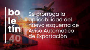 Reglas para el nuevo Aviso Automático de Exportación.