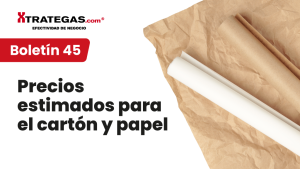 Precios estimados para el cartón y papel