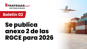 Se publica el Anexo 2 de las RGCE 2026