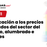 Modificación a precios estimados en calzado, alumbrado e inflables