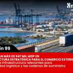 Infraestructura carretera y puentes en México para el transporte de mercancías, la conectividad logística y el fortalecimiento del comercio exterior.