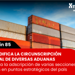 Modificación de la circunscripción territorial de diversas aduanas por la ANAM en México